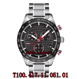 100 original Swiss ETA Movement G10212 T1004171105101 Swiss Brand Watch Men039s Watch sports Chronograph Quartz watches s9260562