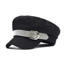2021 Взрыв модели Коттон Королевская шляпа шляпа Золотая нить Вышивка Мужчины и Женщины Танцевать