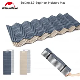 R2.2 Camping Folding Egg Trough Mat IXPE Aluminum Film Waterproof Outdoor Tent Moisture-proof Sleeping Pad Widened 240418