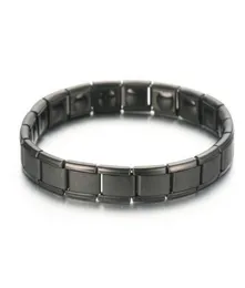 Mens Womens Germanium Stone Titanium Health Relief Expendable Magnetic Bracelet Link Chain2272253