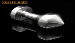 Chaste Bird 650g Male & Female Metal Big Anal Plugs Solid Stainless steel Heavy Anus Bead Anal Sex Toys Adult Game A114 Y2004217719335