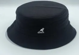 Kangaroo Flattop Fisherman Hat Visor Basin Hat Fashion Wild Cotton Fabric Bucket Hat Super Fire Men and Women Flattop Clothhat Q3954832