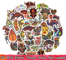 50 PCSLot Ethnic Totem Stickers Decals for Home Decor DIY Laptop Luggage Skateboard Tablet Bicycle Motorbike Car Traditional Styl9470819