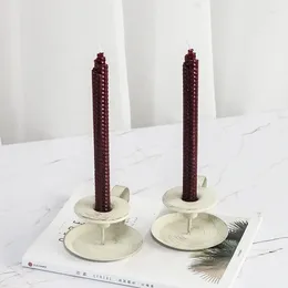 حاملي الشموع AF88 -4PACK Candlestick European Holder Lucreed Iror Taper for Home Party Decor