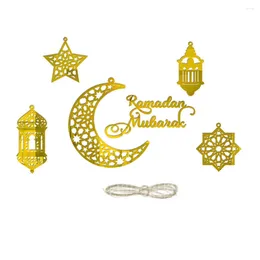 Dekorative Figuren hängen Dekor Dekoration Kit Ramadan Shining Design Acryl Eid Mubarak für Zuhause