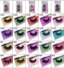 3D Mink Eyelashes 40 Style Extension Long Mink Lash Hand Made False Calse Comple Comple