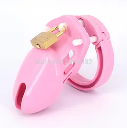 Rosa weiche Silikongürtel CB6000S kleiner Schwanzkäfig -Gerät Sexspielzeug mit 5 Penisringen für Männer Y18928049117991
