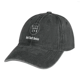 Berets Manual Transmission: Anti-Theft Device Cowboy Hat Drop Horse Beach Bag For Girls Men's
