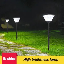 Decorazioni lampada solare a LED LAGUI Torcia impermeabile per esterni Pathway Solar Light Light Lampada per prato per cortili per l'arredamento da giardino da giardino