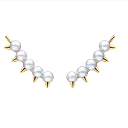 Kurshuni Pearl و Prochet Ear -Hook Cuff Clip Clip for Women Luxury Quality Jewelry Trend Gift Corean Danger Tribe 240428