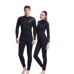 Women's Swimwear 5MM Wetsuit Long Sleeve Thick Warm Diving Suit Female Snorkeling Surfing Jellyfish Full Body Wet