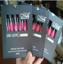 DHL Cosmetic Mn Lip Gloss 방수 메이크업 입술 오래 지속되는 36 색 풀 컬러 Mn Lip Gloss Velvet Matte Lipstick Lip5484554