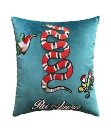 Super Luxury Designer Embroidery Ligage Pillow Cushion 4545cm و 3050cm Home and Car Decoration Gift Creative Christmas New AR9273361