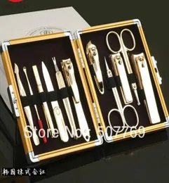 Gold Silver Manicure Set Nail Clipper Set Cut Nails012342228195