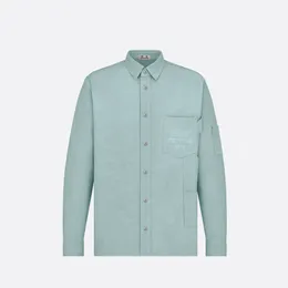 Duyou Workwear Charm Overshirt Denim Shirt Mens Designer قمصان طويلة الأكمام رجال عمل قميص باريس العلامة التجارية 8685