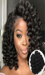 8039039 Jamaican Bounce Acrochet Haircine Obomber Wand Curl Sintetico intrecciato Extensioni di capelli intrecciati all'uncinetto riccio 80GP4102519