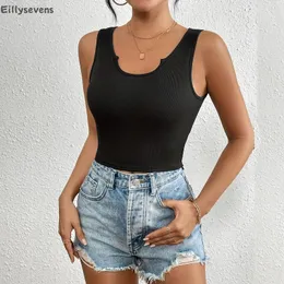 Kadın Tişörtleri Tank Top Seksi Kolsuz Serin Kız Kıyafetler Tshirt Yaz Geniş Kayışları Sırtsız Sinim