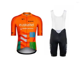 Set da corsa Laser Cut 2024 Euskaltel Team Short Cyrsey Wear Summer Wear Sump Bib Shorts