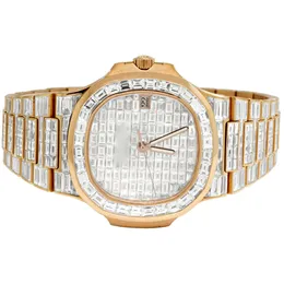 Designer Watch Top Quality Moissanite On Factory Price DEF Lab Grown Diamond Iced Out Watch