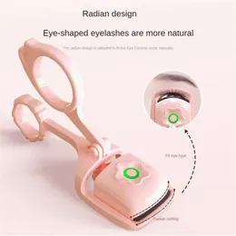 Electric Heated Comb Eye Lash Perm Long Lasting Radian Design Beauty Products C-type Rechargeable Eyelash Clip Curler 240428