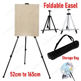 Aluminum Alloy Foldable Easel Frame Wedding Table Number Card Stand Po Display Holder Kids Painting Craft Artist Supplies 240418