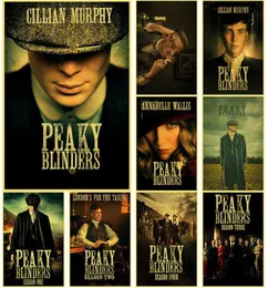 A3 및 A4 Peaky Blinders Thomas Shelby 포스터 크래프트 종이 DIY 홈 바 카페 침실 장식 페인팅 선물 프린트 아트 벽 스티커 C09411763