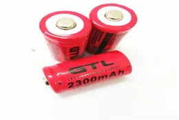 CR123 GTL 16340 2300MAH 3 7V充電式リチウムバッテリー懐中電灯レーザーペンバッテリー8932358