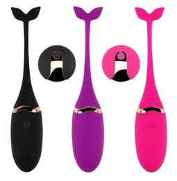 USB -avgiftsbar silikon sexvibrator trådlös fjärrkontroll vibrerande ägg kvinnor klitoris stimulator g spot vibrador sex leksaker y1918381508