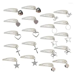 Haarclips 10 Paare süße Mädchen Star Clip Haarnadel BB-Barrttes Accessoire für Frauen Haargrip Schmuck Entenbill Kopfbedeckung