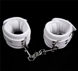 Amantekiss sexy white faux in pelle s o caviglia s slave sex game giocattoli fetish bondage limite di sesso prodotti sesso y181108025355530