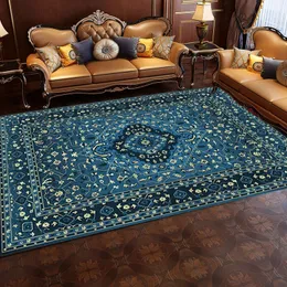 Bohemian Style Home Crystal Velvet Carpet Living Room Sofa dirt Resistant nonslip Blanket Full BedroomFull 240424