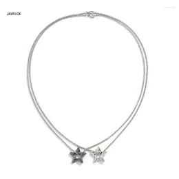 Chains Trendy Star Pendant Necklace Personalized Clavicle Chain Jewelry Neckchains Adornment Charm D0LC