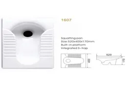 しゃがむパンWCトイレ1607その他の建物用品セラミックバスルーム衛生倉庫3846033