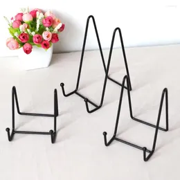 Hooks Po Frame Display Stands Twisted Metal Wire Plate Elegant Holditers For Phones Frames Books