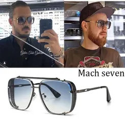 2021Punk Mach Six Style Gradient Aviation Sunglasses Fashion Men Vintage Brand Design UV400 Sun Glases Oculos de Sol3949302