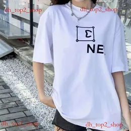 Chanells koszula Chanei T-shirty Casual Letter Pritig Chael Wors Tee Tops Shirt Short Luksusowe koszulki Lady Desigers Mes Summer Ubranie