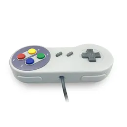 2024 Novo novo controlador de jogo USB para o clássico Super Nintendo SNES Gamepad Famicom para PC Mac Qpeating Systems Joystick Games AcceSorios- for