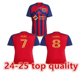 Club Team 9 MERAM Royal Salt Lake Soccer Jerseys 2024 2025 FC CORDOVA MACMATH BRODY CHANG RUIZ Football Shirt Kits Color Red fans player CALDWELL SCHMITT WOOD66