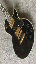 Leverans kinesiska fabriker gör alla typer av elektriska gitarrer anpassningsbara svarta elektriska gitarrer Guitarra1478535
