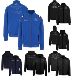 2022 F1 F1 Giacca con cappuccio Formula 1 Driver Casual Zipper Jackets Team Motorsport Team Men039s felpa con cappuccio di grandi dimensioni Autumn Racing4393815