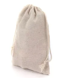Piccole sacchetti regalo muscolosi in cotone in cotone sacchetti di gioielli vintage di imballaggio custodia per matrimoni con paletti di cittadino C2709402