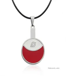 Heta anime halsband hängar uchiha itachi choker halsband emalj blad by symbol cosplay smycken colar5113588