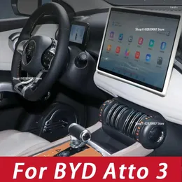 Capas de assento de carro 1pcs para byd atto 3 yuan mais 2024 botão de engrenagem Pasta de silicone Central Protecting Pad Acessórios decorativos