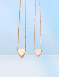 18k Gold Silver Plated Pendant Necklace Flat Bottom Solid Love Halsband gåvan till Women8896521