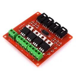 2024 NEW NEW Four Channel 4 Route MOSFET Button IRF540 V4.0+ MOSFET Switch Module For Arduino- IRF540 MOSFET button module- IRF540 MOSFET