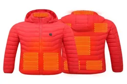 Ebaihui 2021 jaquetas aquecidas no algodão quente inverno homens mulheres cothing cemitério elétrico USB jaqueta de capuz de capuz