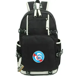 RC Strasbourg Alsace backpack RCS daypack Le Racing Club school bag Sport Team packsack Print rucksack schoolbag Computer day pack