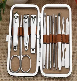 Soltar um novo conjunto de ferramentas de unhas de aço inoxidável unhas cortadoras de cutícelas cortador de unhas scissor manicure5294246