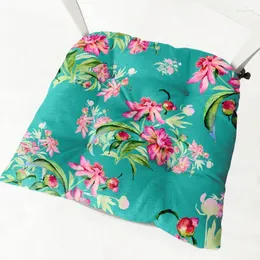 Pillow 1 Piece American Style Flower Pattern Chair Thickened Non Slip Flannelette Dining Mat Household Stool Pad