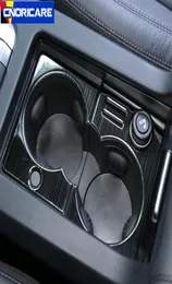 Car Center Console Water Cup Holder Panel Dekoration Abdeckungsverkleidung Edelstahl 2 PCS für Discovery Sport 2015-182854984